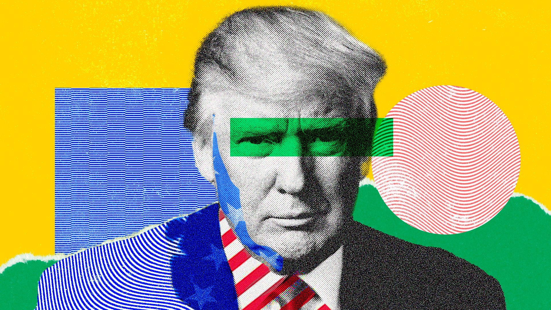 Teléfono dorado T1 con diseño de lujo y logotipo de Trump