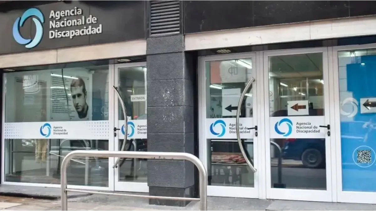 Fachada de la Agencia Nacional de Discapacidad en Buenos Aires