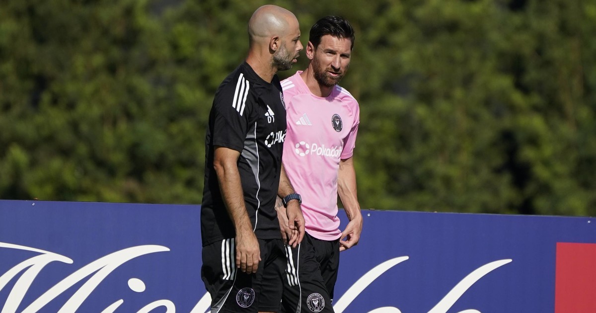 Javier Mascherano en un evento en México