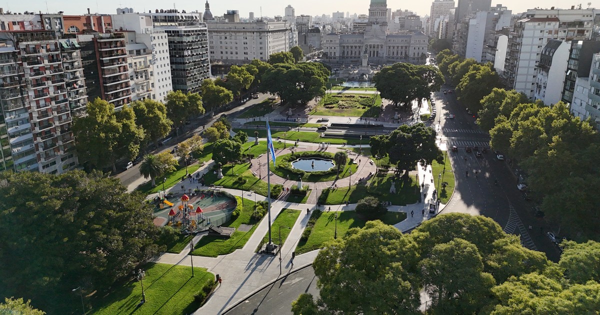 Mapa de Buenos Aires con corredores urbanos destacados