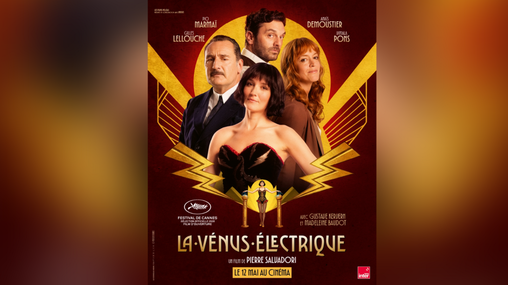 Escena de la película La venus eléctrica en una feria parisina de 1920