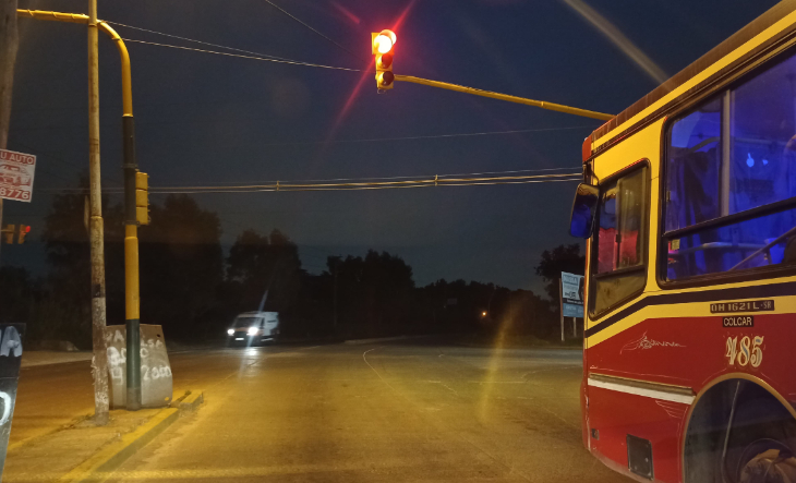 Cielo parcialmente nublado sobre un barrio de La Matanza