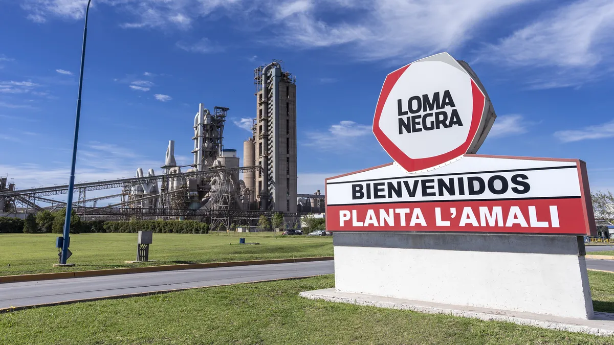 Planta de Loma Negra en Olavarría
