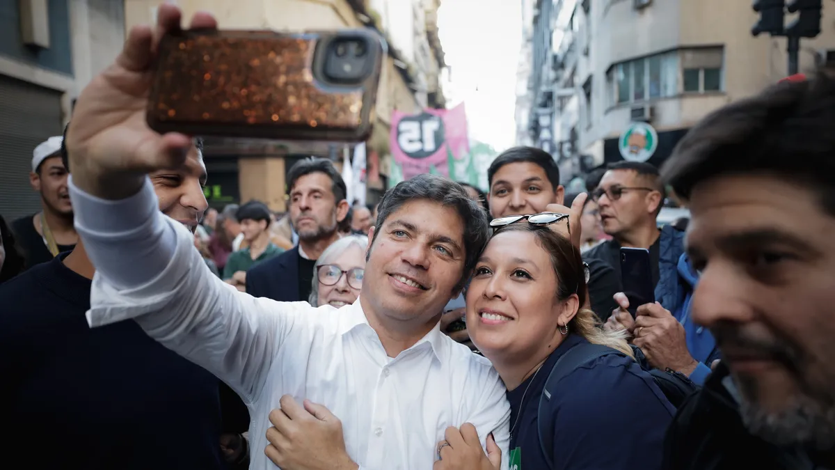 Axel Kicillof en conferencia de prensa