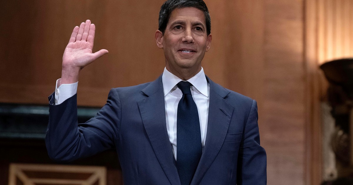 Kevin Warsh en el Capitolio durante su audiencia de confirmación