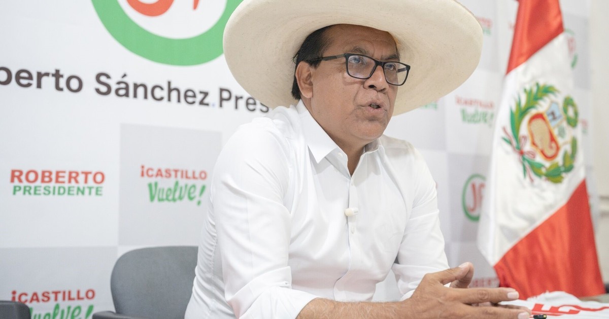 Roberto Sánchez, candidato presidencial progresista de Perú