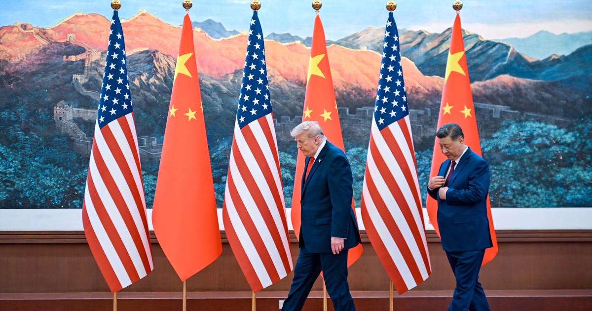 Xi Jinping y Donald Trump en una reunión bilateral