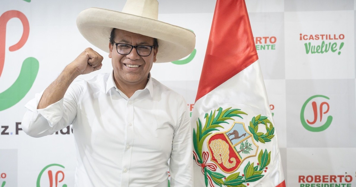 Roberto Sánchez y Keiko Fujimori en fotos de campaña electoral