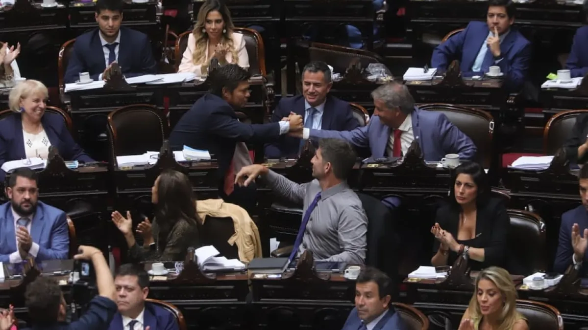 Manuel Adorni en el Congreso