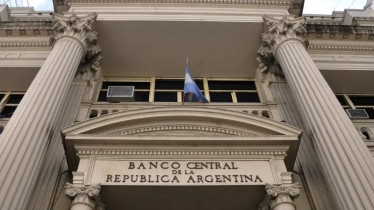 Edificio del Banco Central de la República Argentina en Buenos Aires