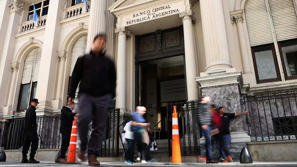 Edificio del Banco Central de la República Argentina en Buenos Aires