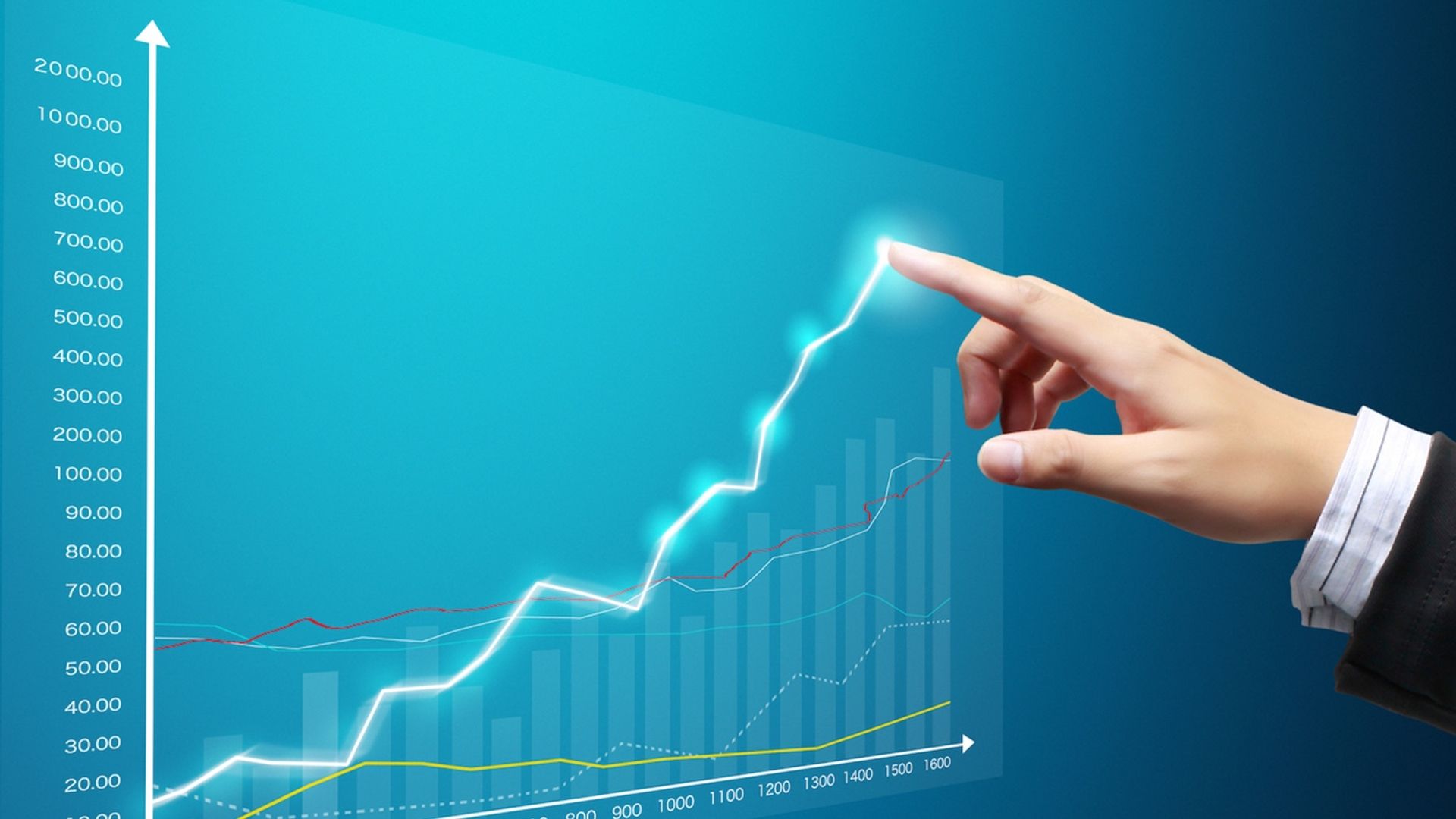Gráfico de criptomonedas en alza con bitcoin superando los 81.000 dólares