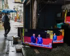 Xi Jinping y Donald Trump reunidos en Pekín