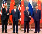 Xi Jinping recibe a Donald Trump y Vladimir Putin en Pekín con ceremonias similares