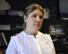 Aimee Bock en una audiencia judicial