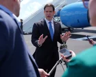 Marco Rubio y Donald Trump en una conferencia de prensa