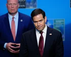 Marco Rubio habla en una reunión de la OTAN