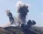 Humo y escombros tras bombardeo israelí en el sur de Líbano