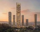 Maqueta de la Trump Tower en Tiflis, Georgia