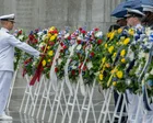 Cortejo fúnebre de soldado estadounidense escoltado por motociclistas veteranos