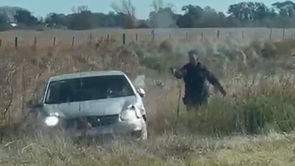 Persecución policial en la Ruta 65 de Junín