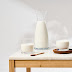 Vasos de leche y productos lácteos de La Serenísima