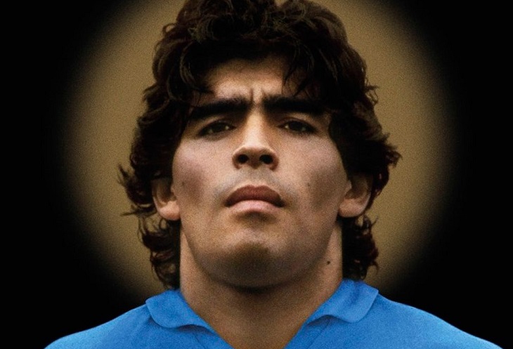 Diego Maradona en su etapa en el Napoli