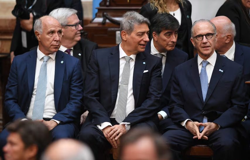 Fachada de la Corte Suprema de Justicia de la Nación Argentina