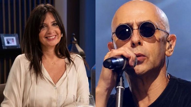 Edith Hermida sonriendo en un estudio de radio