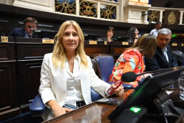 Diputada radical Alejandra Lorden en una entrevista