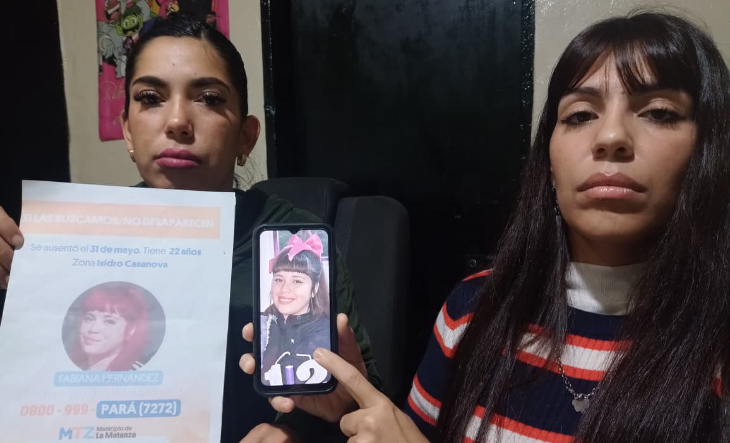 Fabiana Hernández, joven de 22 años buscada en Isidro Casanova