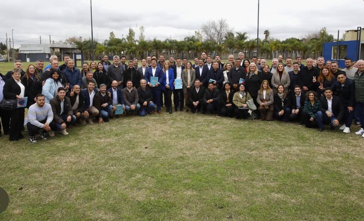 Intendentes reunidos en un encuentro de la FAM en Santa Fe