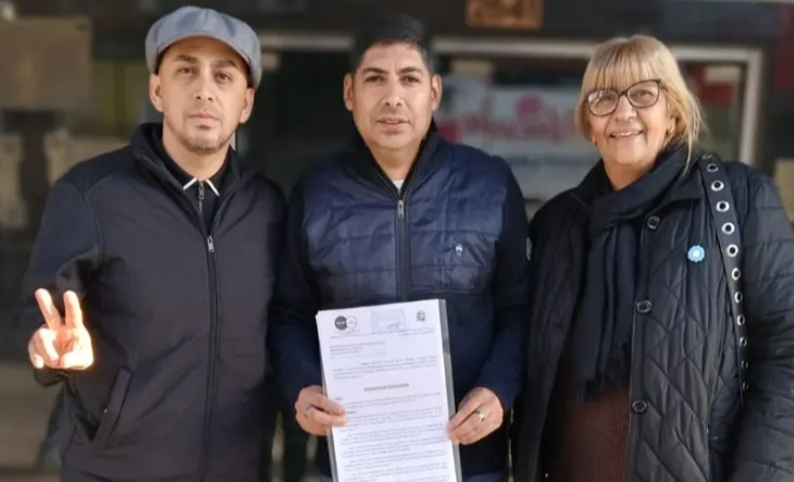 Concejales Patricia Gardella, Jonathan Corbalán y Quique Cayuqueo en el HCD de La Matanza