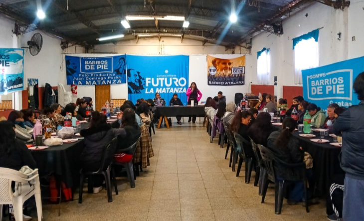 Plenario de la Corriente Militante Futuro en La Matanza con referentes políticos y sociales