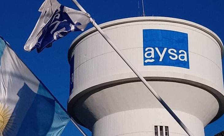 Edificio de AySA en Buenos Aires