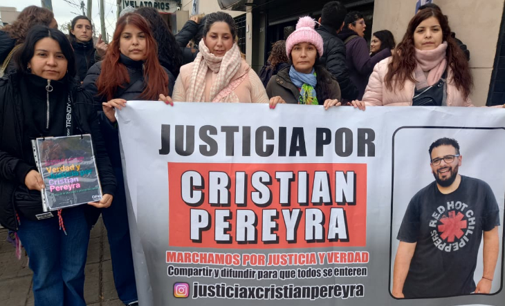 Familiares y docentes marchan por justicia para Cristian Pereyra