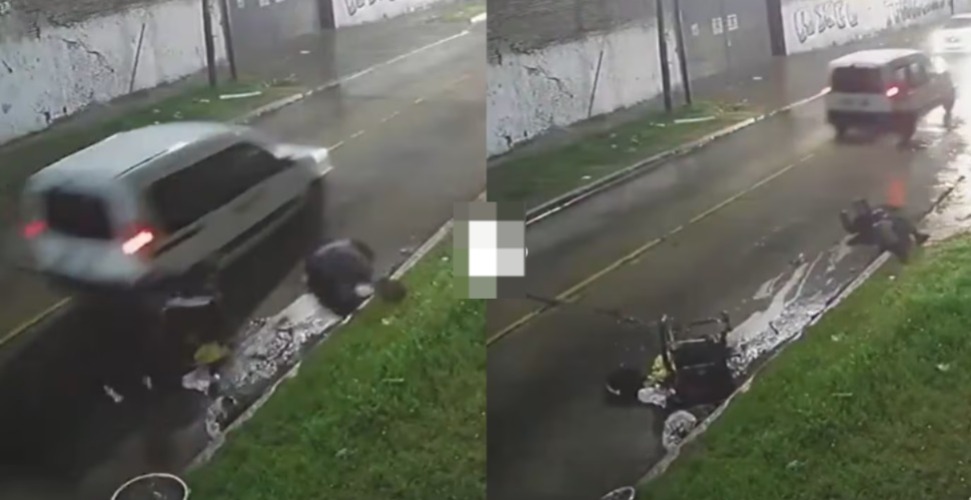 Silla de ruedas destruida tras atropello en La Tablada