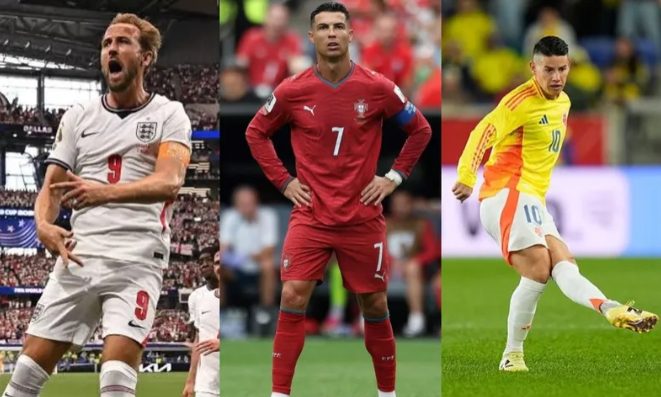 Estadio de fútbol con banderas de países durante el Mundial 2026