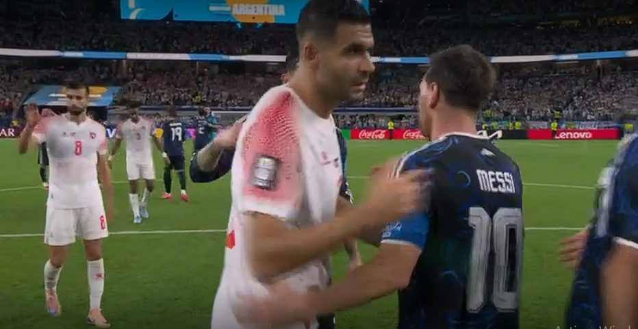 Jugadores de la Selección argentina celebrando un gol