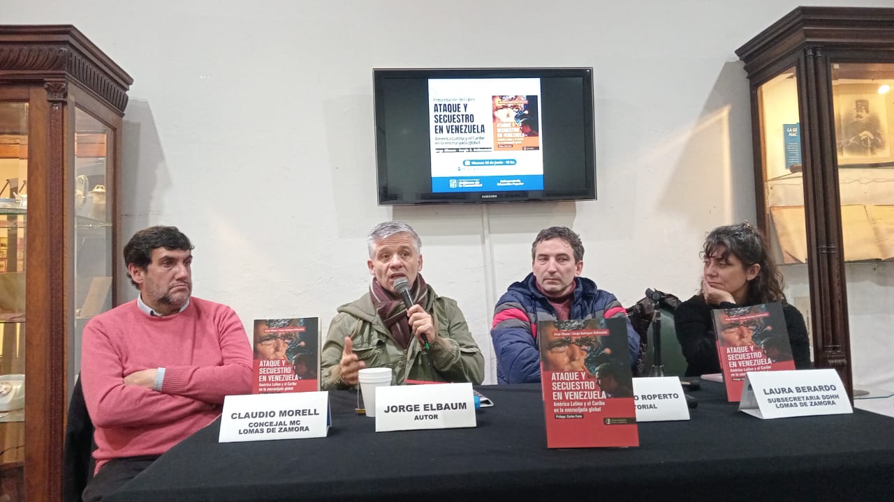 Presentación del libro de Jorge Elbaum en el Museo Americanista