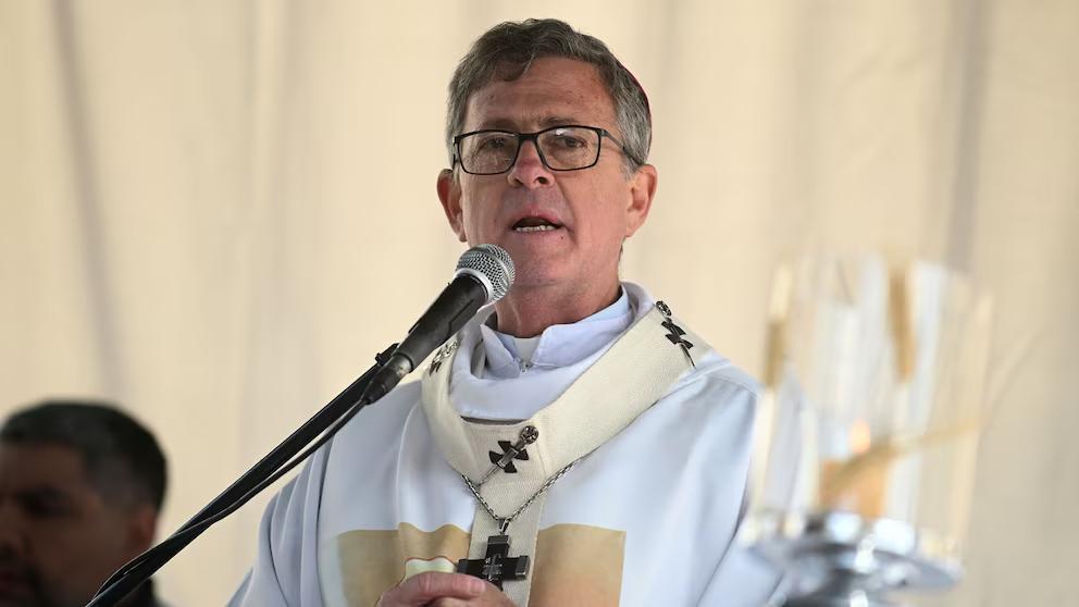 Arzobispo Jorge García Cuerva durante el Tedeum en la Catedral Metropolitana