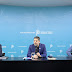 Conferencia de prensa de los ministros Carlos Bianco y Pablo López