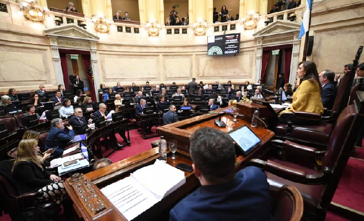 Senado de la Nación Argentina en sesión