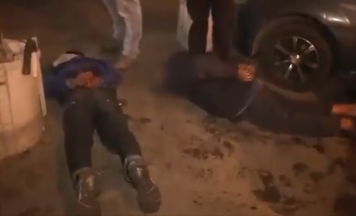 Policía de la Provincia de Buenos Aires en un operativo