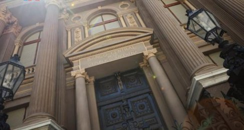 Edificio del Banco Central de la República Argentina en Buenos Aires