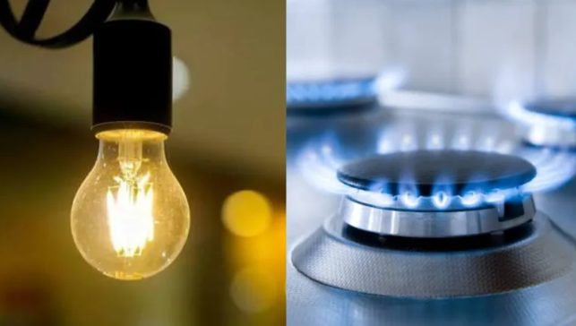 Medidor de luz y factura de servicio eléctrico