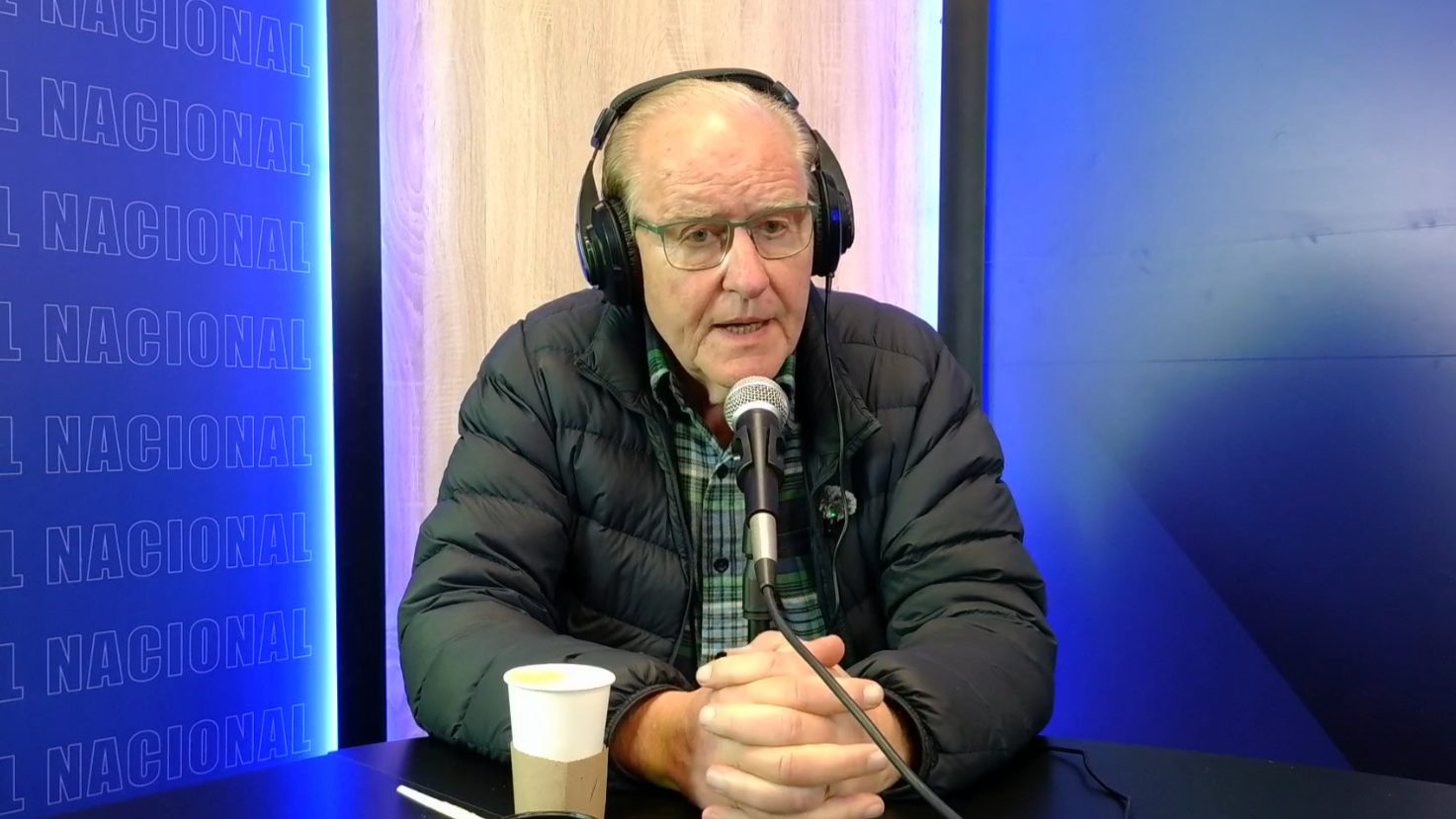 Miguel Ángel Toma durante la entrevista en el streaming