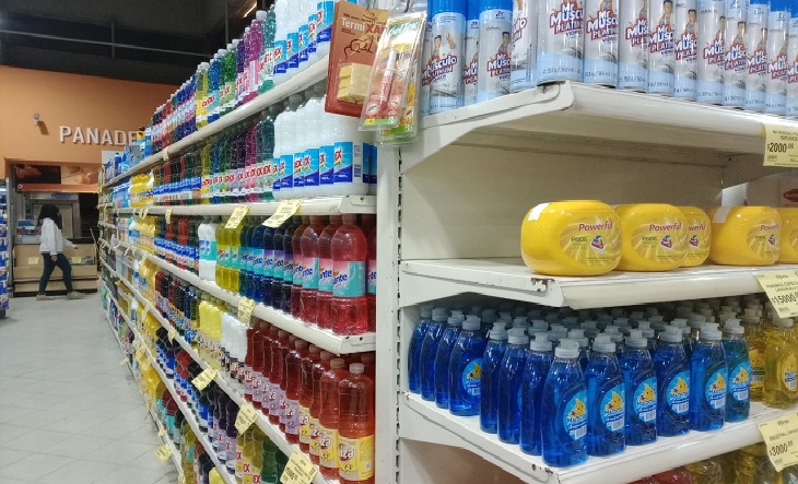 Gráfico de evolución de la inflación mensual en Argentina