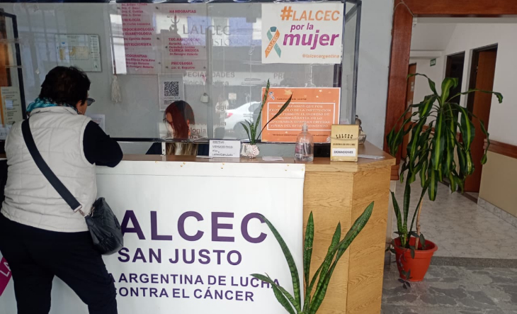 Fachada de la sede de LALCEC San Justo en La Matanza
