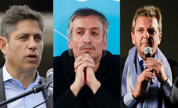 Reunión de dirigentes peronistas en una mesa de trabajo